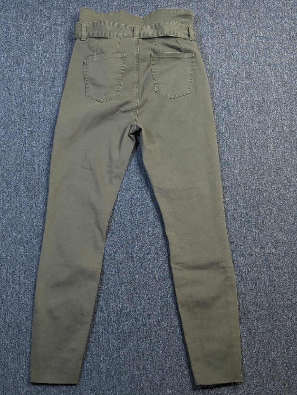 Pistola Olive Green Skinny Jeans Size 26 High-Rise Stretch Denim - Picture 7 of 8